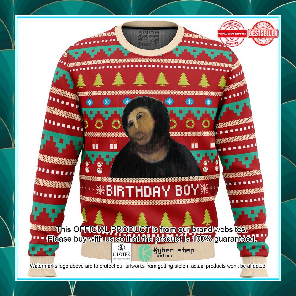 birthday boy potato jesus ugly christmas sweater 1 47