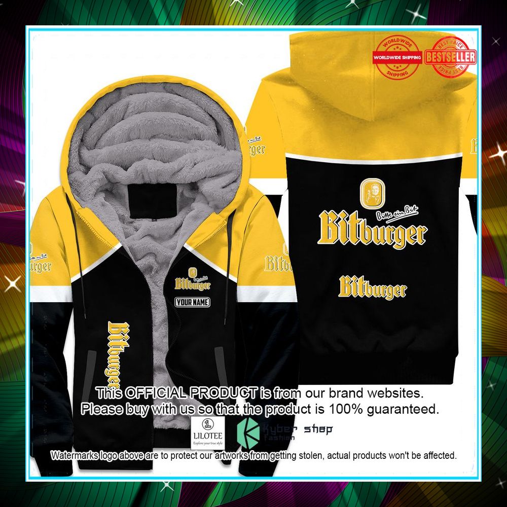 bitburger custom fleece hoodie 1 165