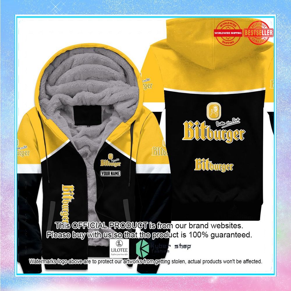 bitburger custom fleece hoodie 1 18