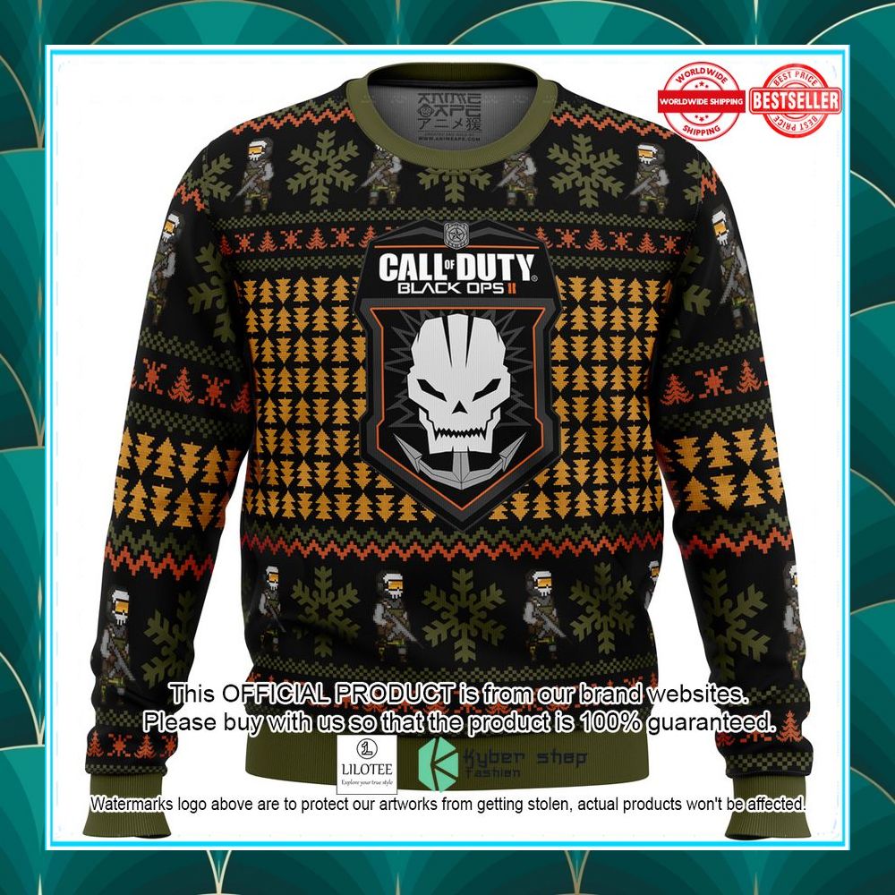 black ops 2 call of duty ugly christmas sweater 1 912