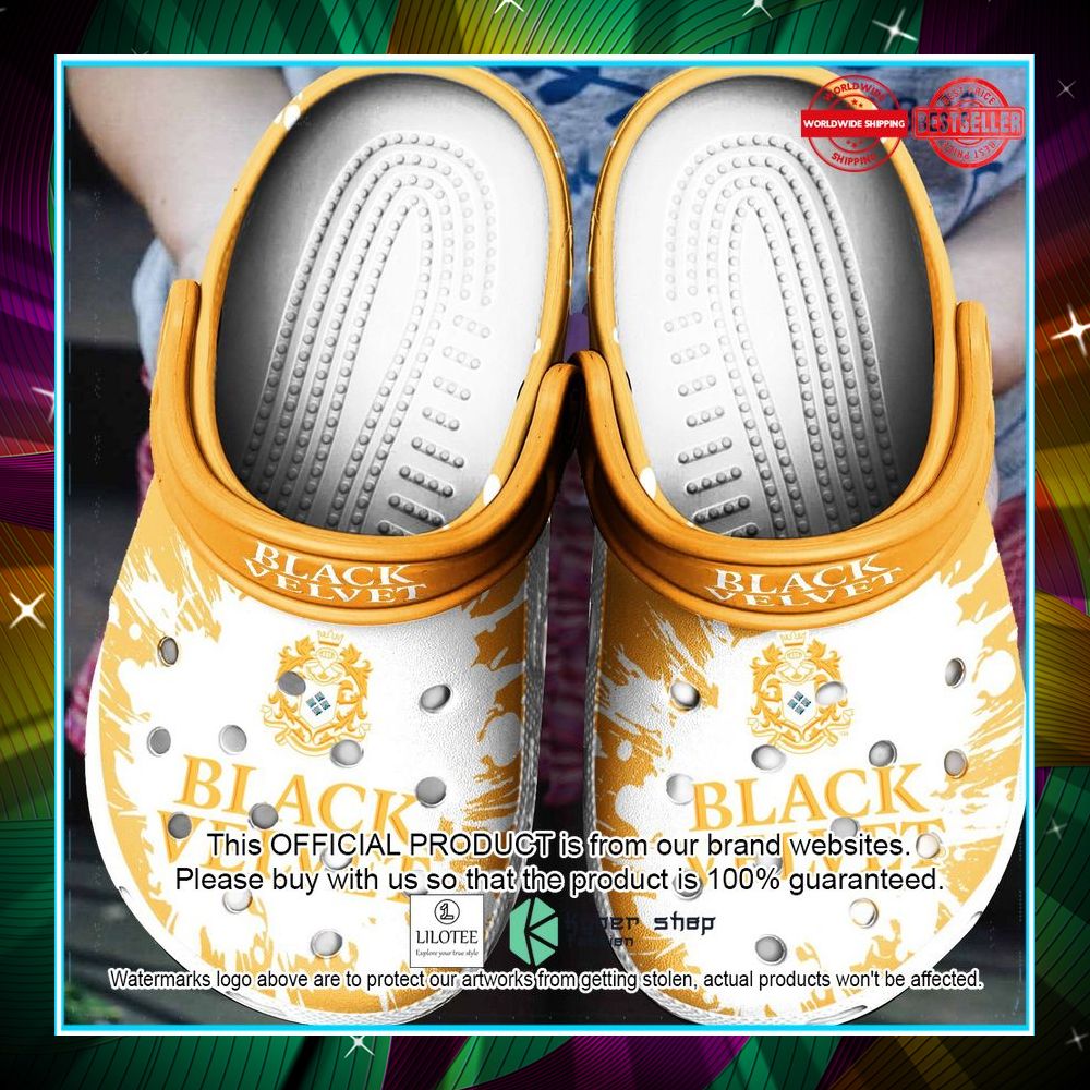 black velvet crocs crocband shoes 1 902