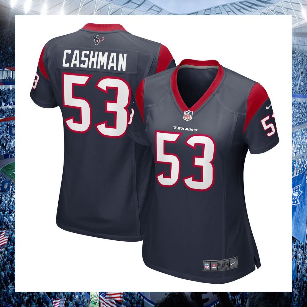 blake cashman houston texans nike womens navy football jersey 1 160