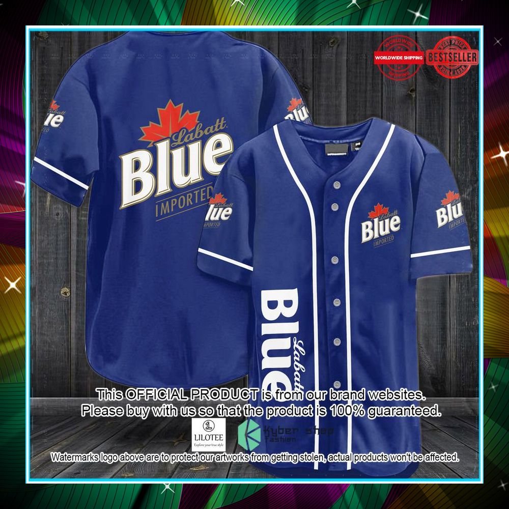 blue labatt baseball jersey 1 287