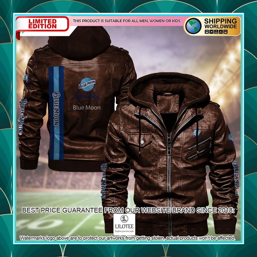 blue moon light sky wheat beer leather jacket 1 636