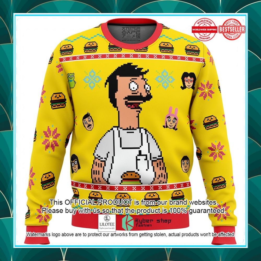 bobs burgers ugly christmas sweater 1 141