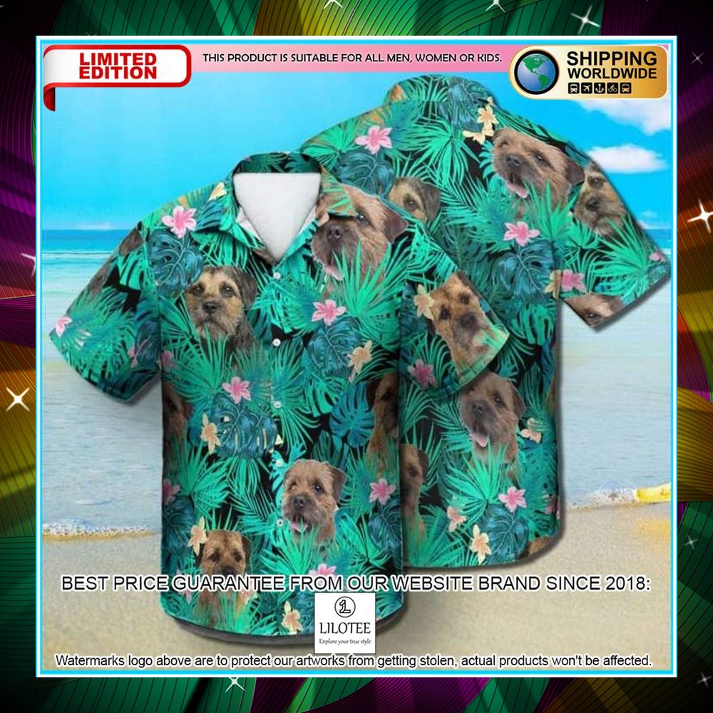 border terrier summer leaves hawaiian shirt 1 771