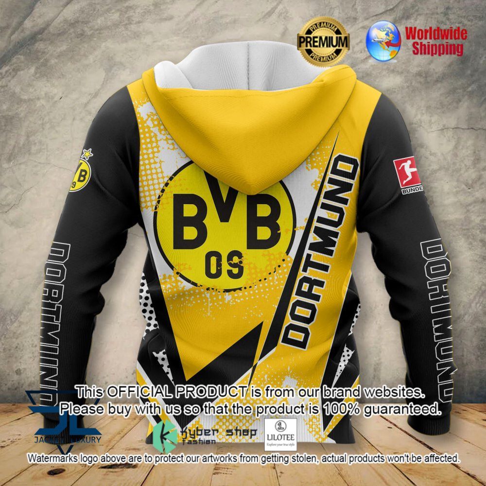 borussia dortmund custom name 3d hoodie shirt 2 667
