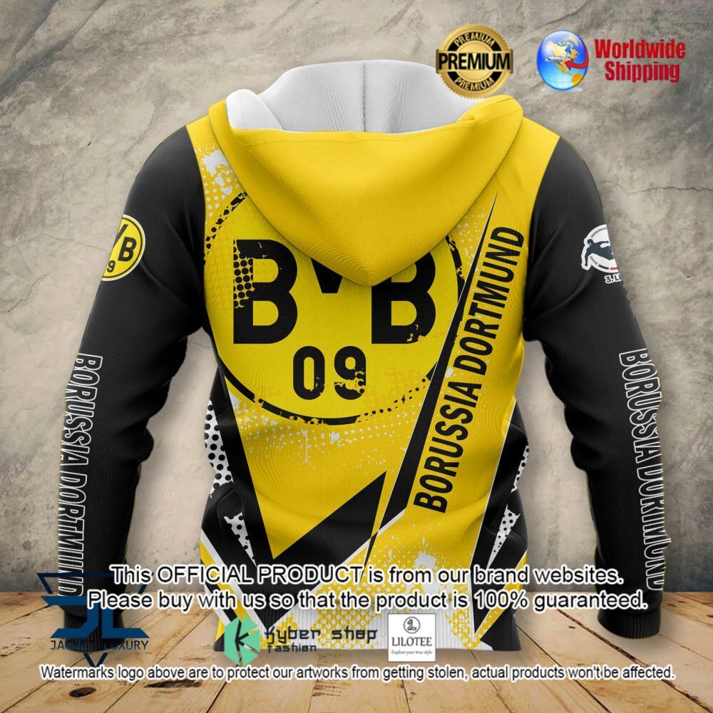 borussia dortmund ii custom name 3d hoodie shirt 2 852