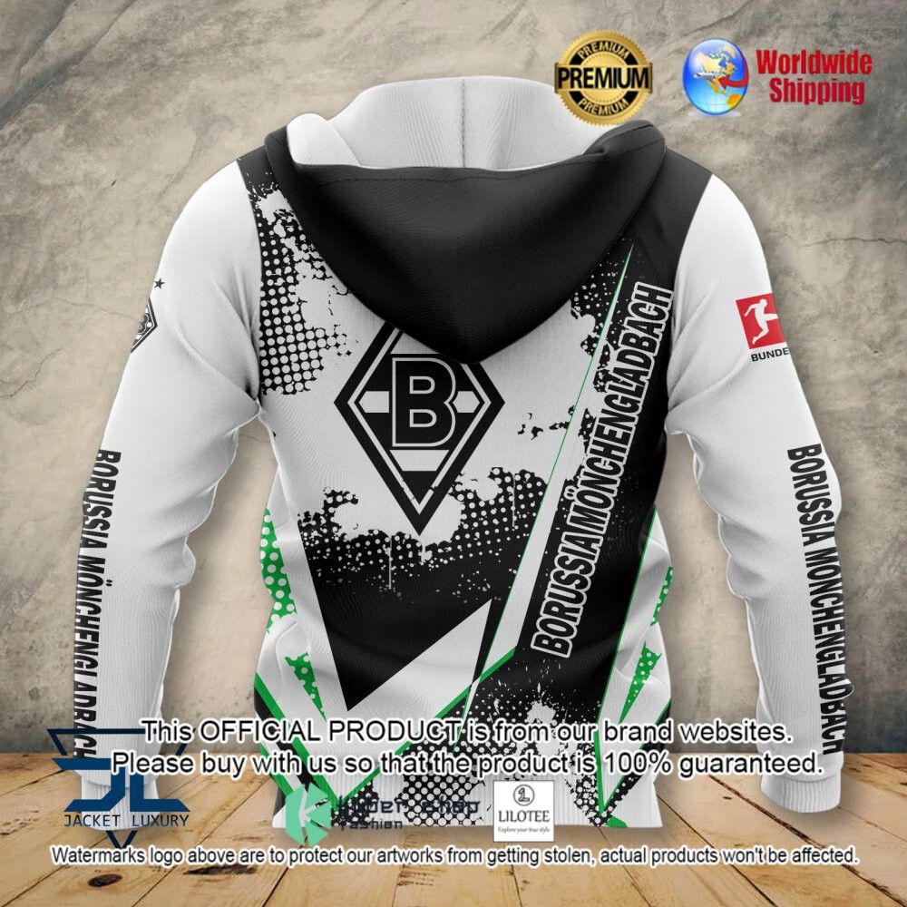 borussia monchengladbach custom name 3d hoodie shirt 2 299