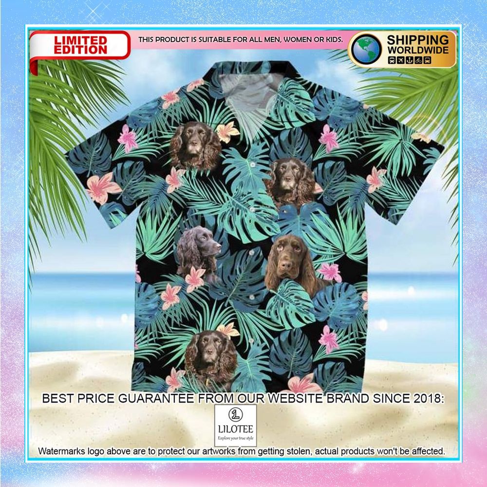 boykin spaniel summer leaves hawaiian shirt 1 499