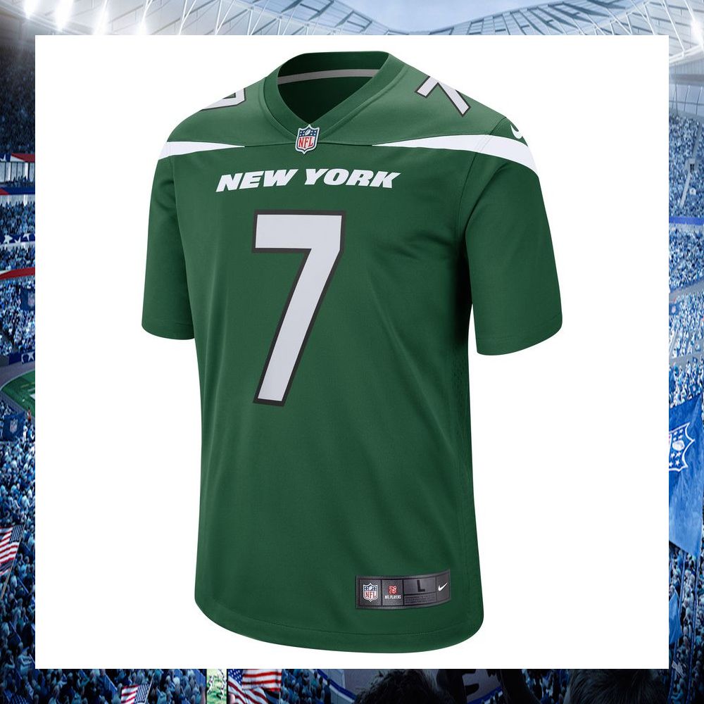 braden mann new york jets nike gotham green football jersey 2 530