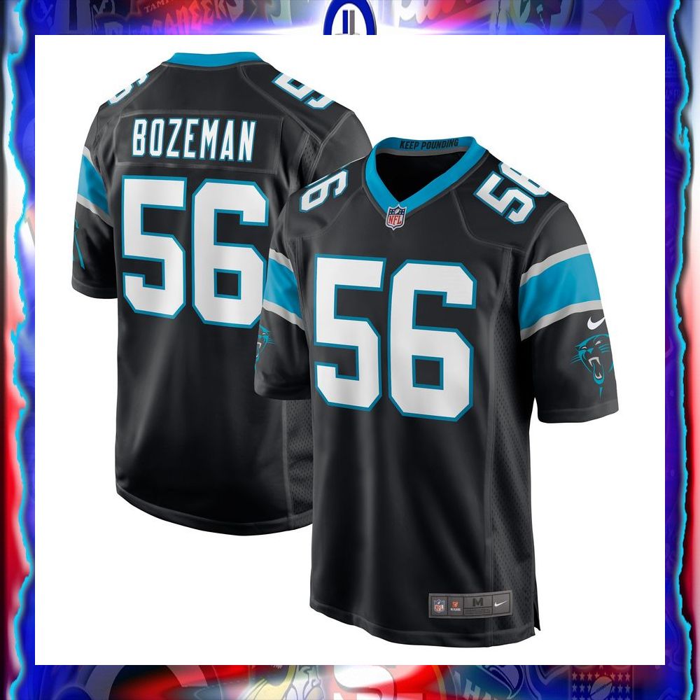 Bradley Bozeman Carolina Panthers Black Football Jersey 5 bradley bozeman carolina panthers black football jersey 1 226