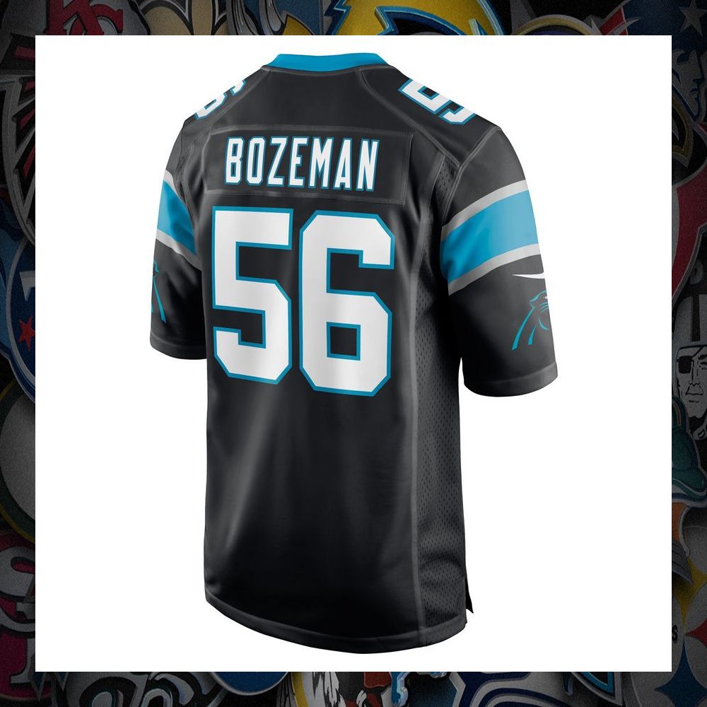 Bradley Bozeman Carolina Panthers Black Football Jersey 3 bradley bozeman carolina panthers black football jersey 3 554