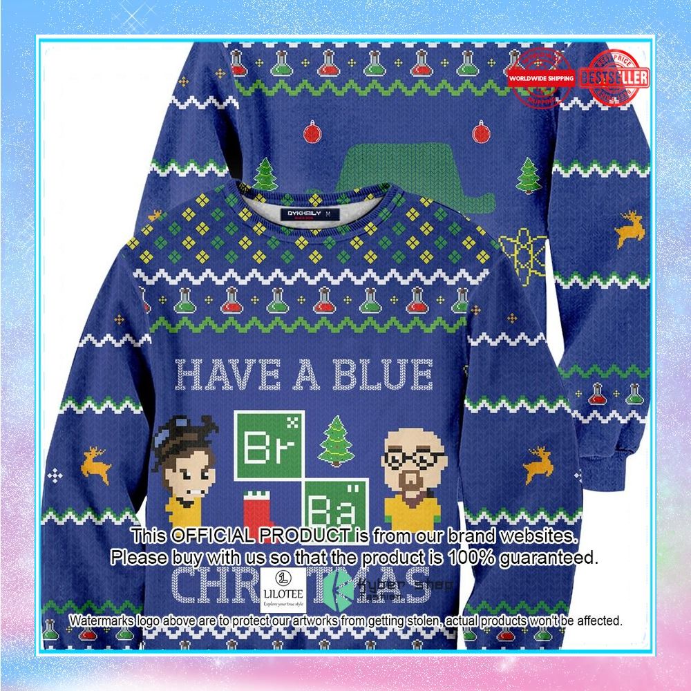 breaking bad holiday ugly sweater 1 365