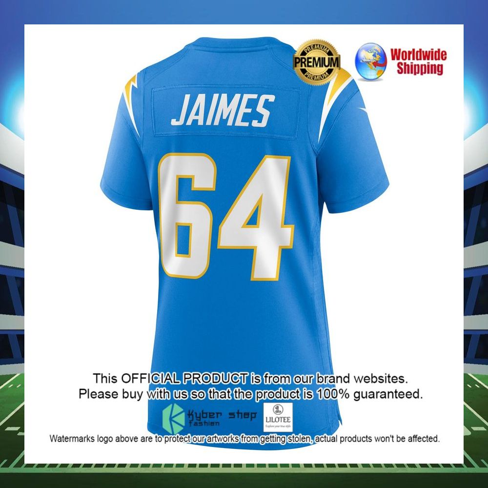 Brenden Jaimes Los Angeles Chargers Nike Women's Game Powder Blue Football Jersey - LIMITED EDITION 3 brenden jaimes los angeles chargers nike womens game powder blue football jersey 3 781