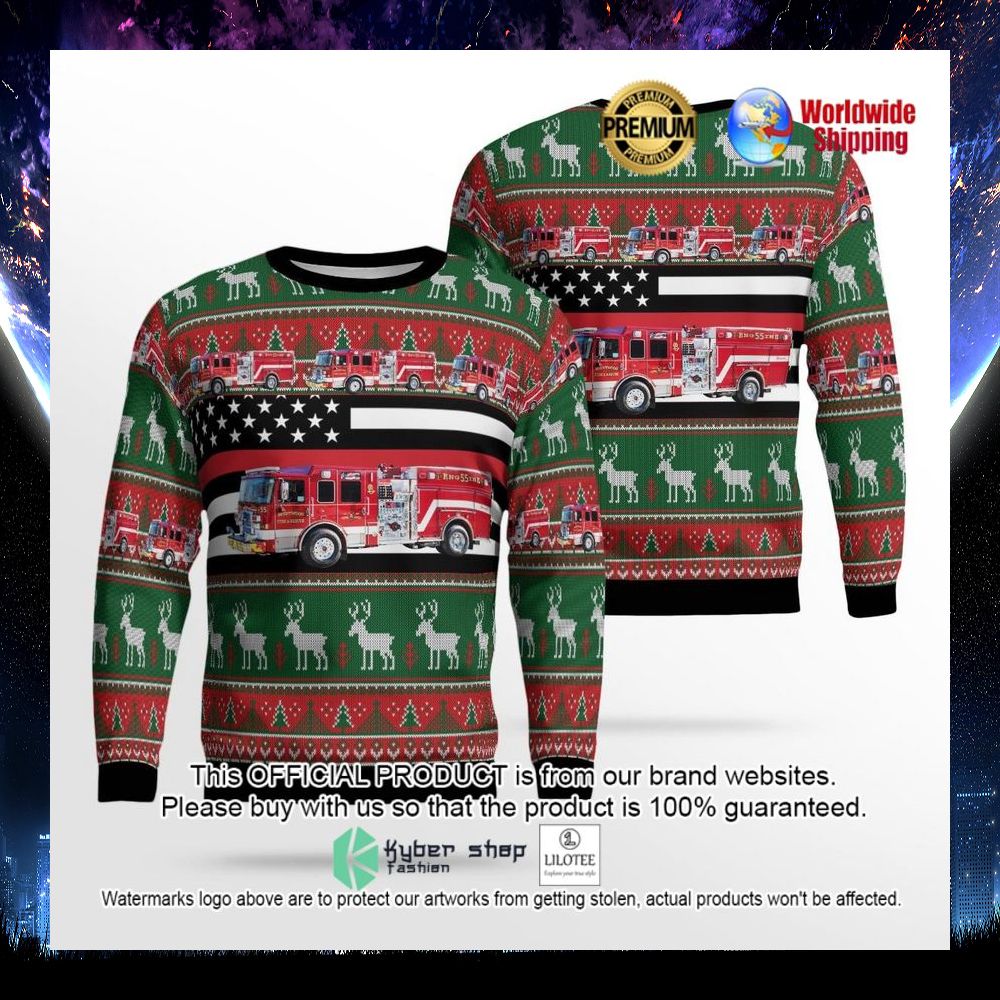 brentwood tennessee brentwood fire rescue ugly sweater 1 484