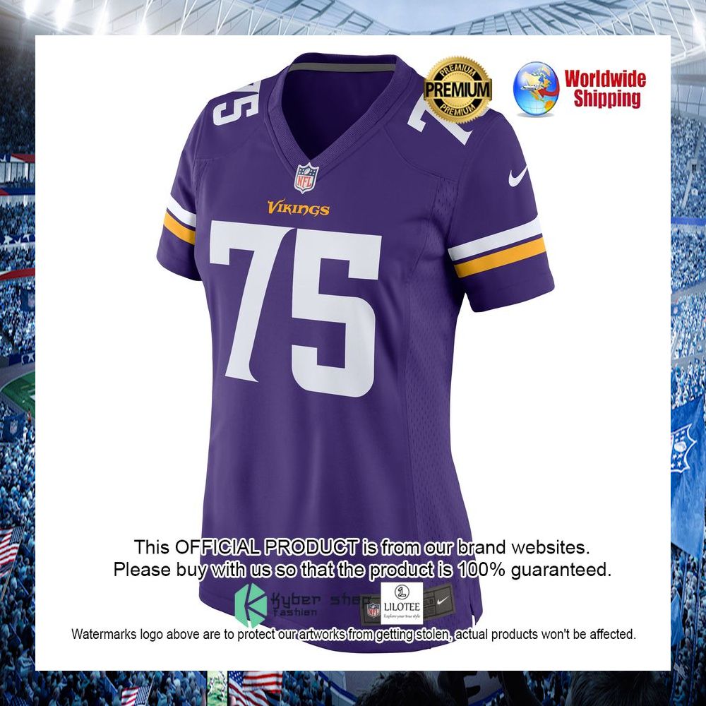 brian oneill minnesota vikings nike womens purple football jersey 2 588