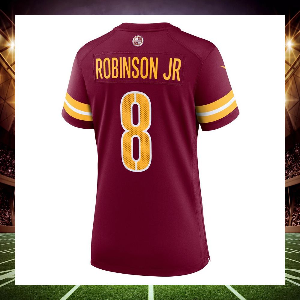 brian robinson washington commanders burgundy football jersey 3 896