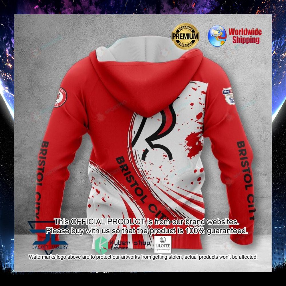 bristol city fc red white 3d hoodie shirt 2 219