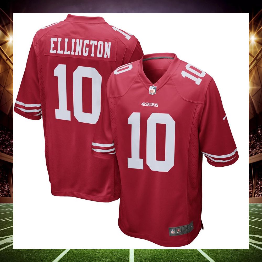 bruce ellington san francisco 49ers scarlet football jersey 1 628