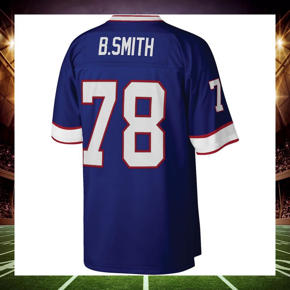 bruce smith buffalo bills mitchell ness 1990 legacy replica royal football jersey 3 626