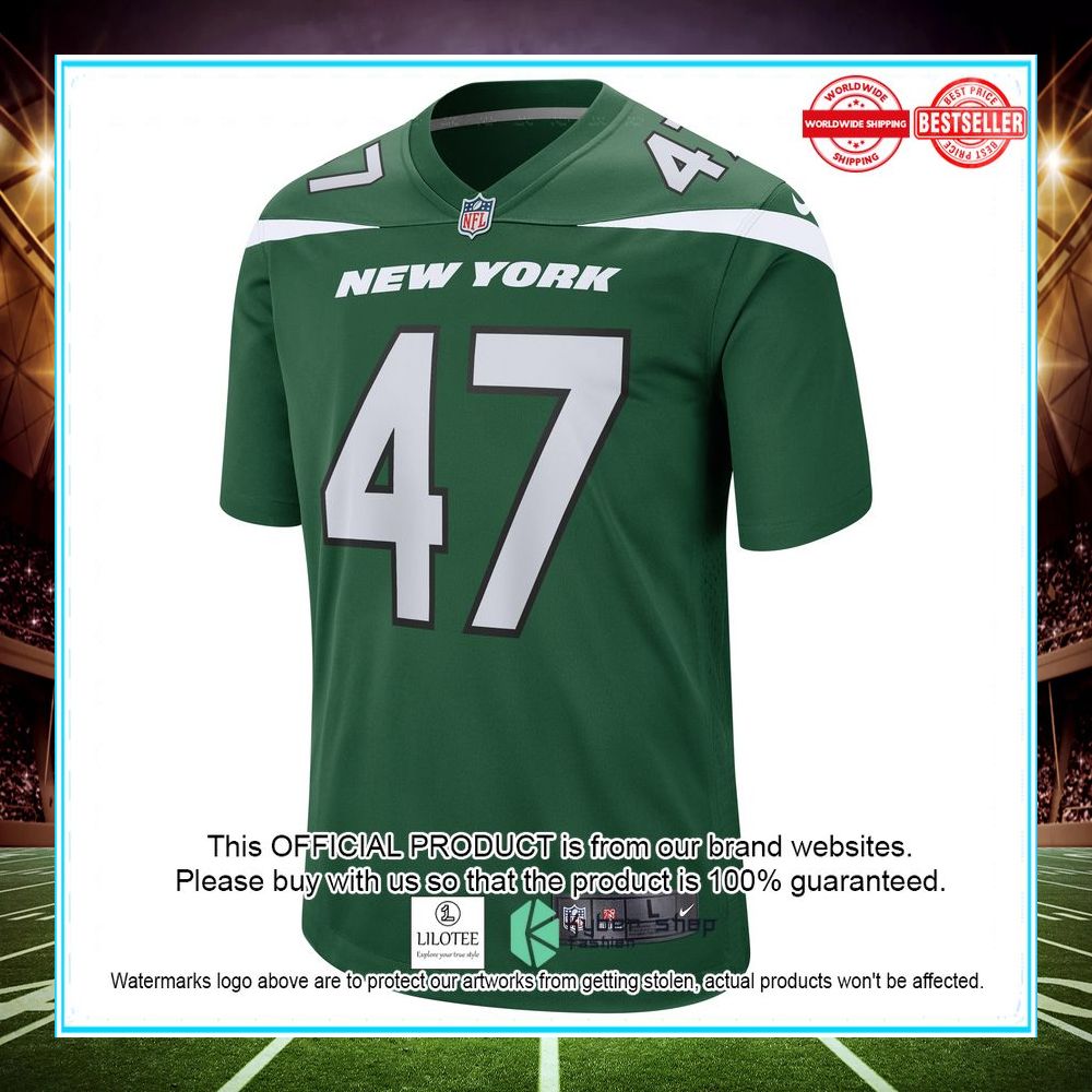 bryce huff new york jets nike gotham green football jersey 2 58