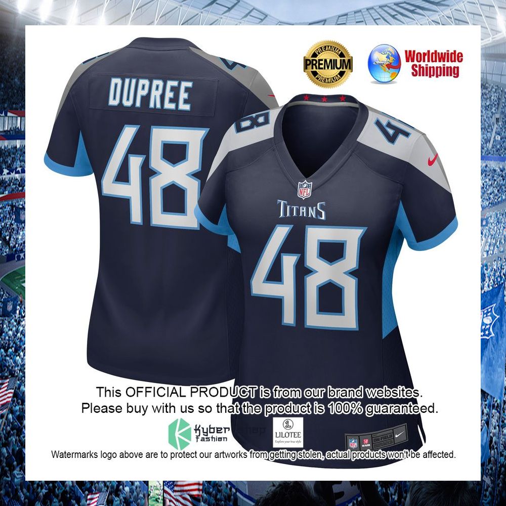 bud dupree tennessee titans nike womens navy football jersey 1 696