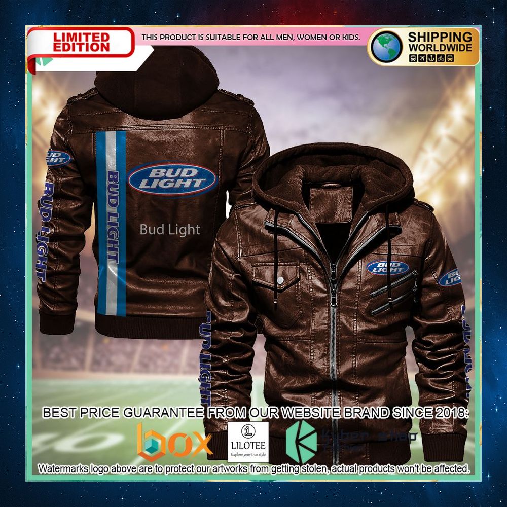 bud light leather jacket 2 638