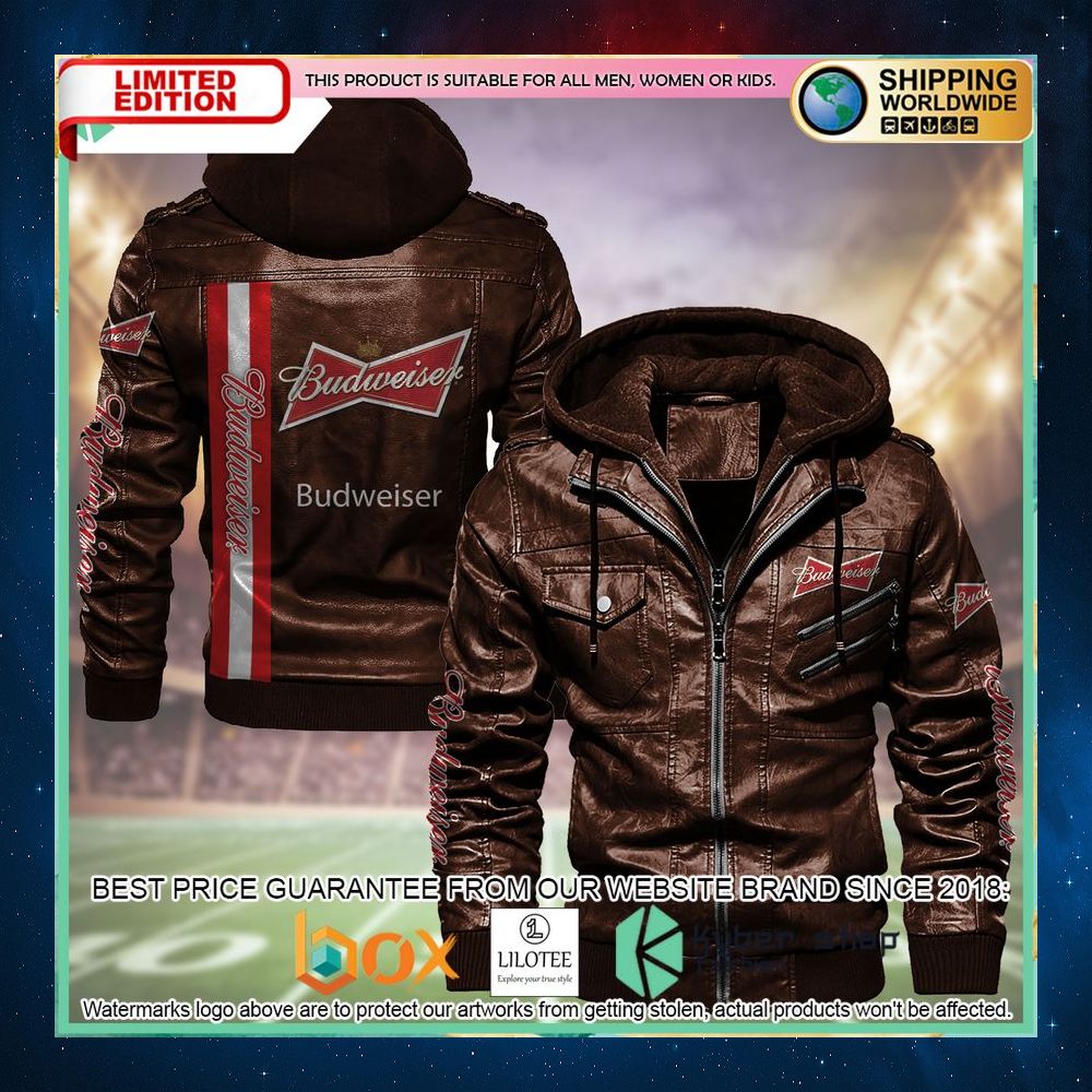 budweiser leather jacket 1 298