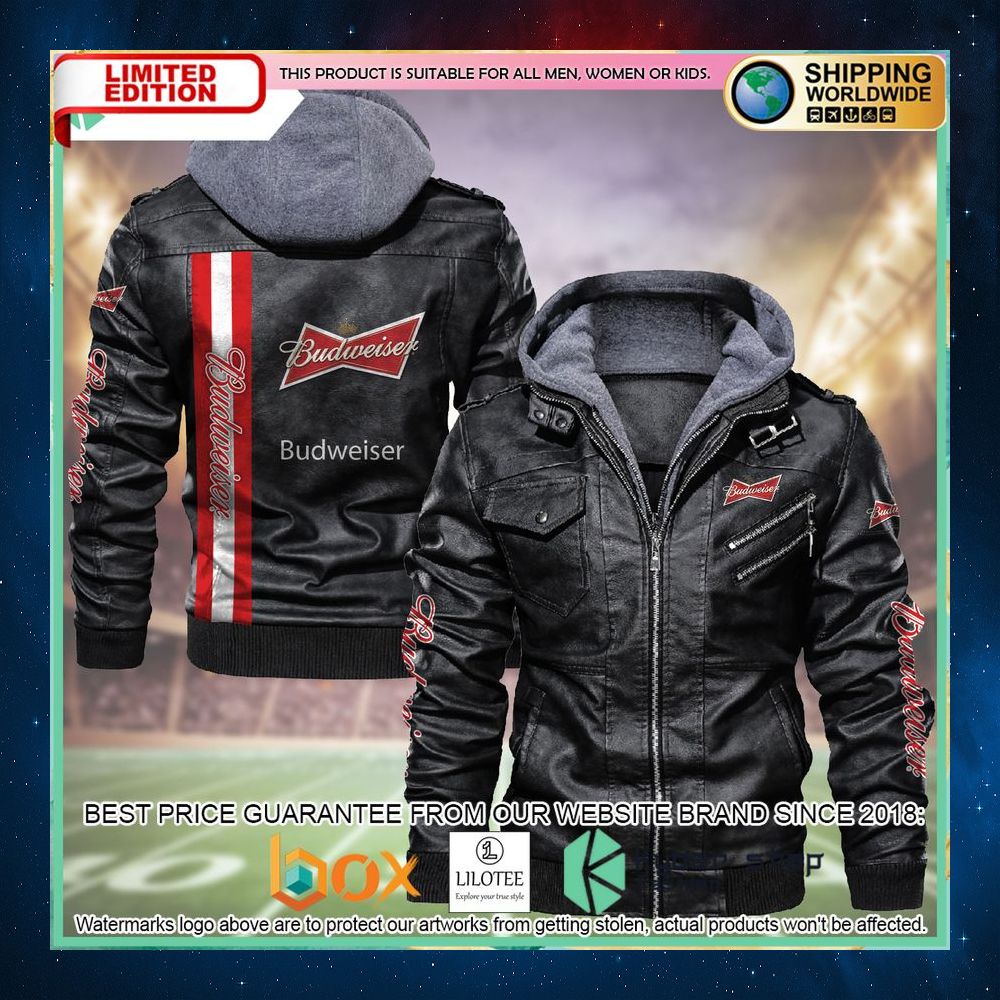 budweiser leather jacket 2 996