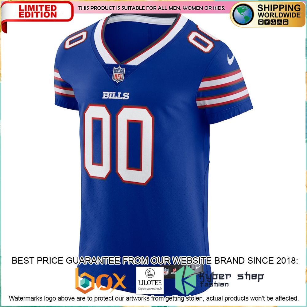 buffalo bills nike vapor elite custom royal football jersey 2 32