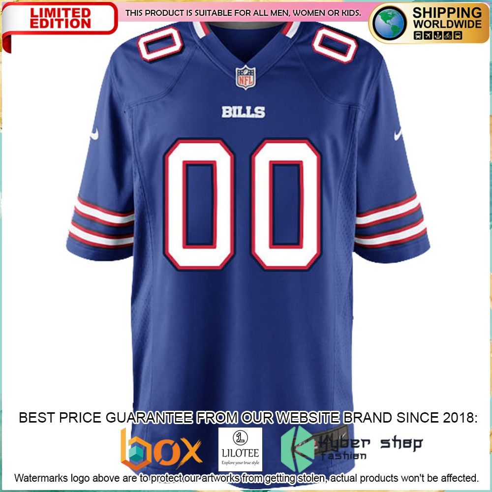 buffalo bills nike youth custom royal football jersey 2 491