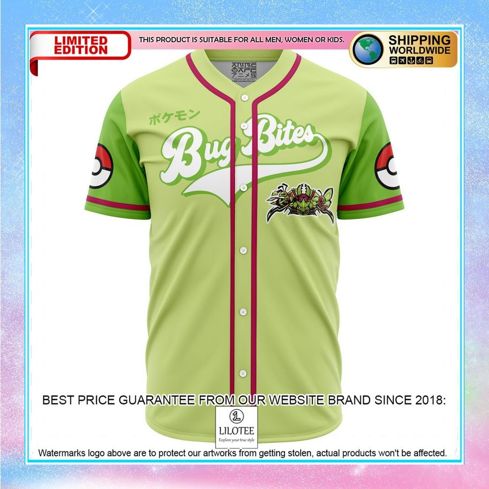 bug bites pokemon baseball jersey 2 909