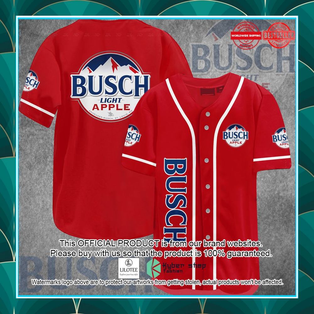 busch light apple baseball jersey 1 360