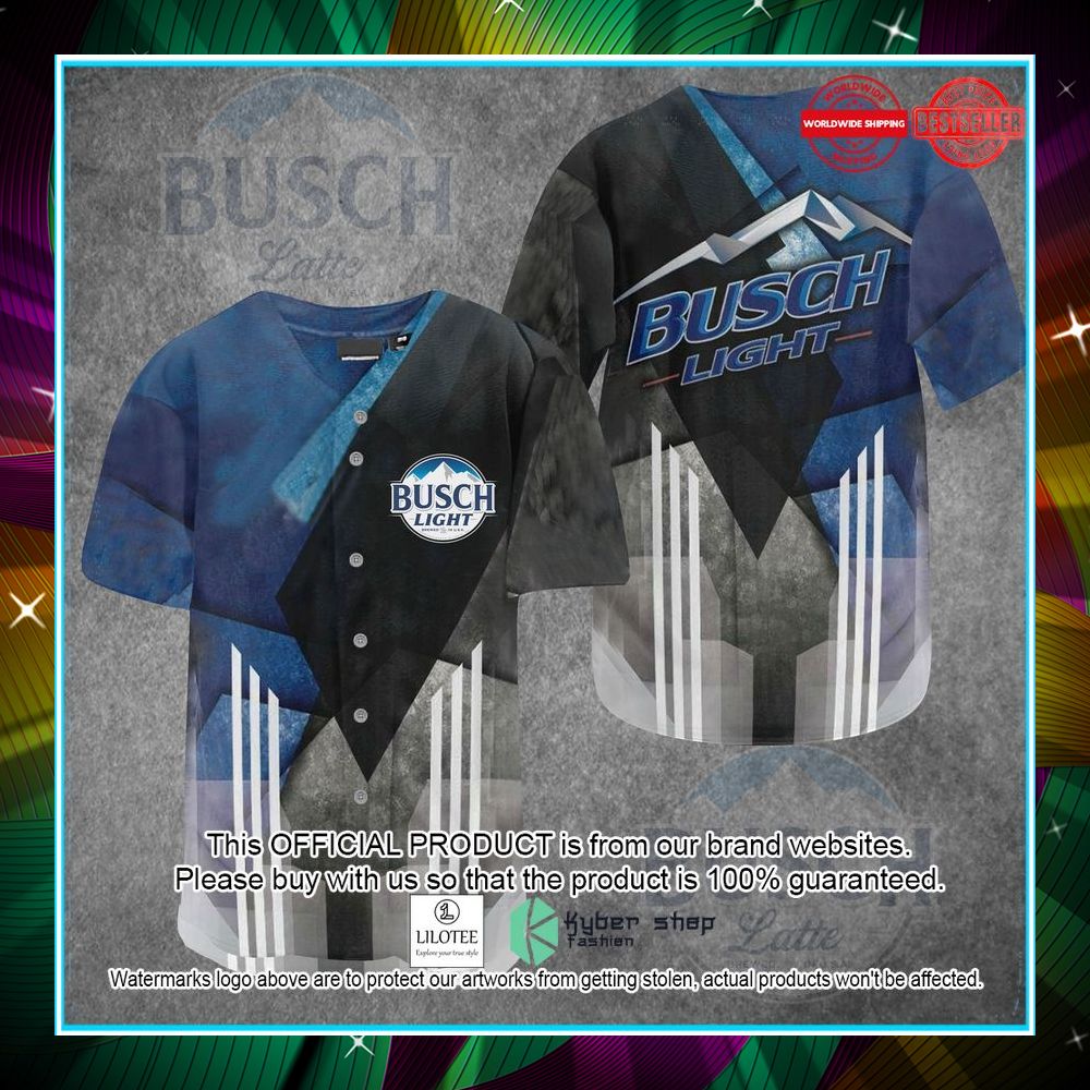 busch light baseball jersey 1 486