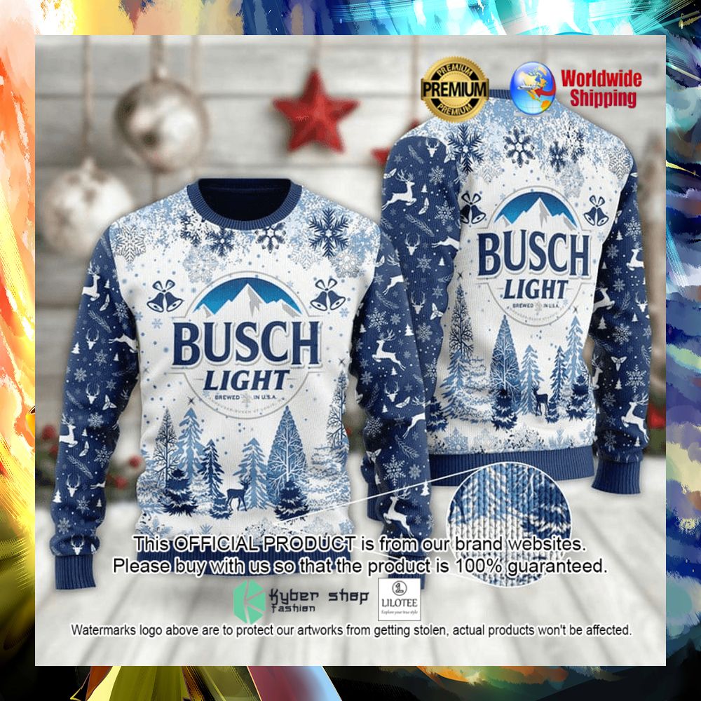 busch light beer logo sweater 1 562