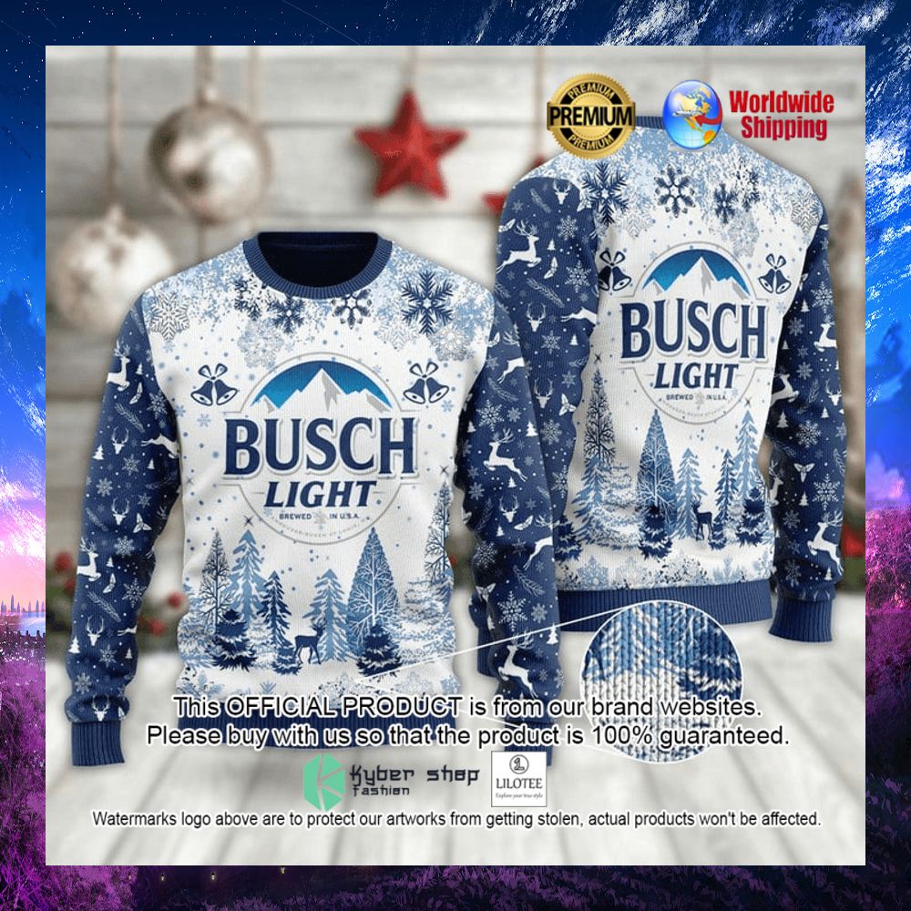 busch light beer logo sweater 1 740