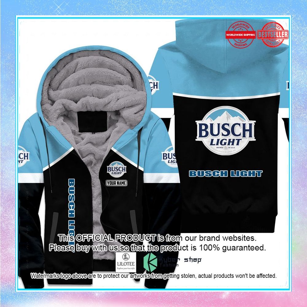 busch light custom fleece hoodie 1 409