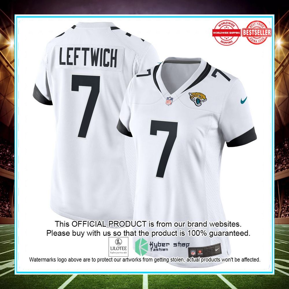 Byron Leftwich Jacksonville Jaguars Nike Retired White Football Jersey - LIMITED EDITION 4 byron leftwich jacksonville jaguars nike retired white football jersey 4 961