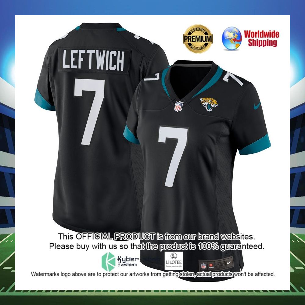 byron leftwich jacksonville jaguars nike womens alternate retired player game black football jersey 1 377