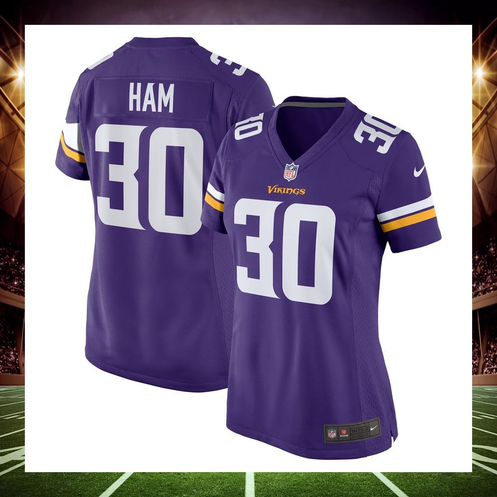 c j ham minnesota vikings purple football jersey 1 399