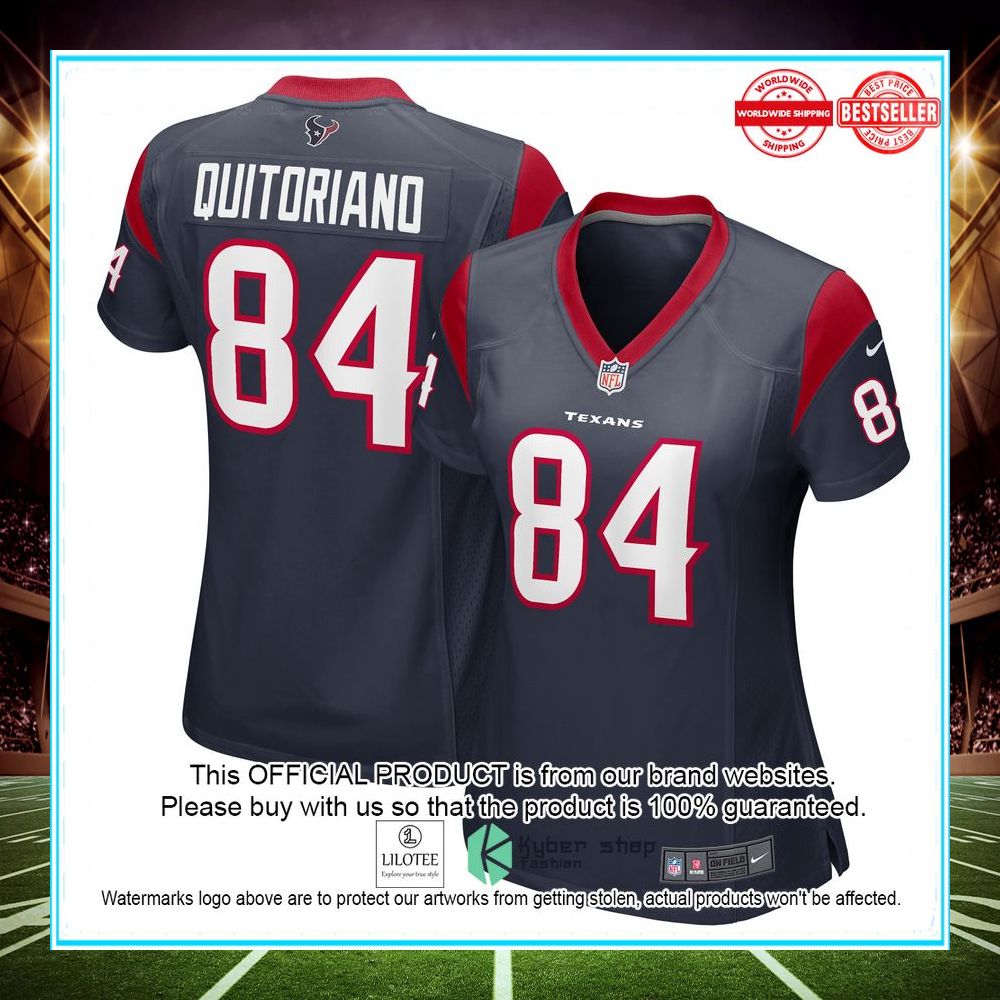 teagan quitoriano houston texans nike womens game player navy football jersey 1 89