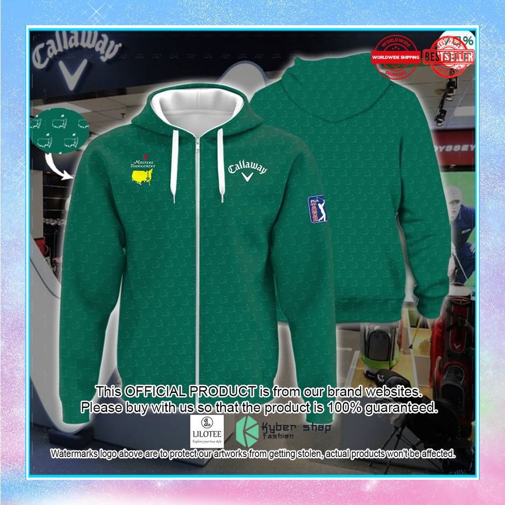 callaway masters tournament pga green shirt hoodie 2 935
