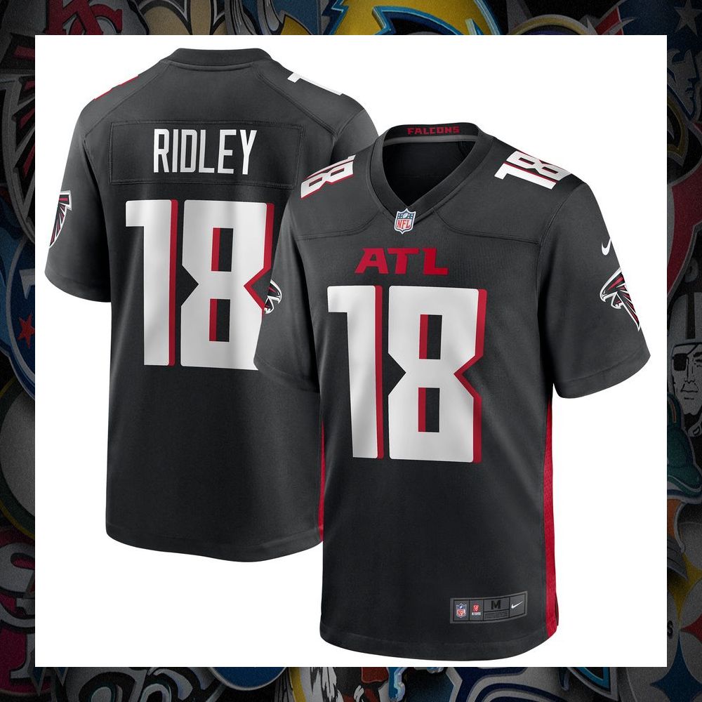 calvin ridley atlanta falcons black football jersey 1 138