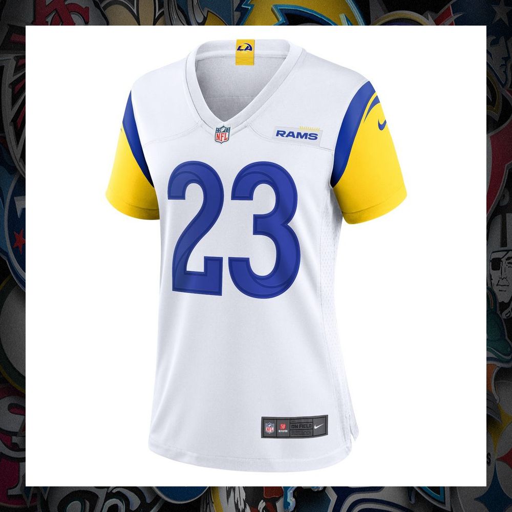 cam akers los angeles rams womens white football jersey 2 270