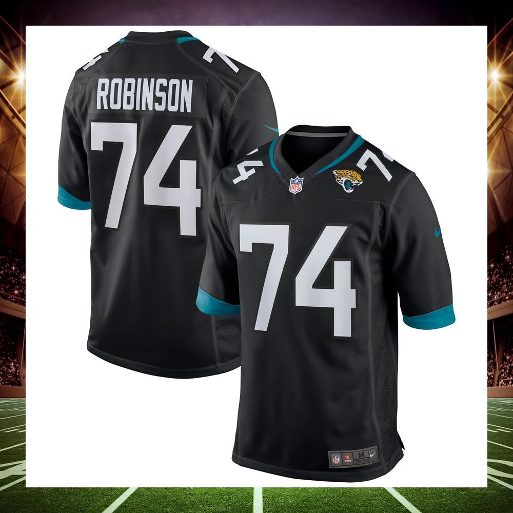 cam robinson jacksonville jaguars black football jersey 1 168