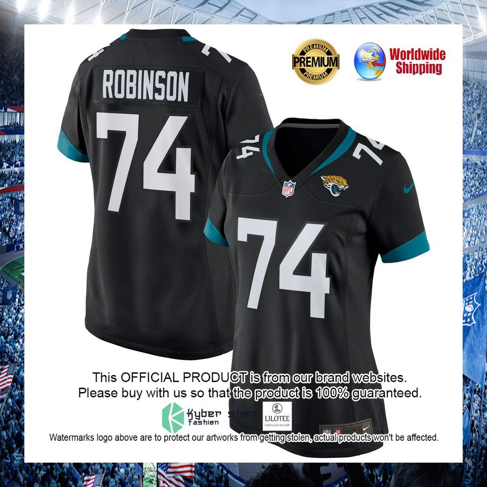 cam robinson jacksonville jaguars nike womens black football jersey 1 898