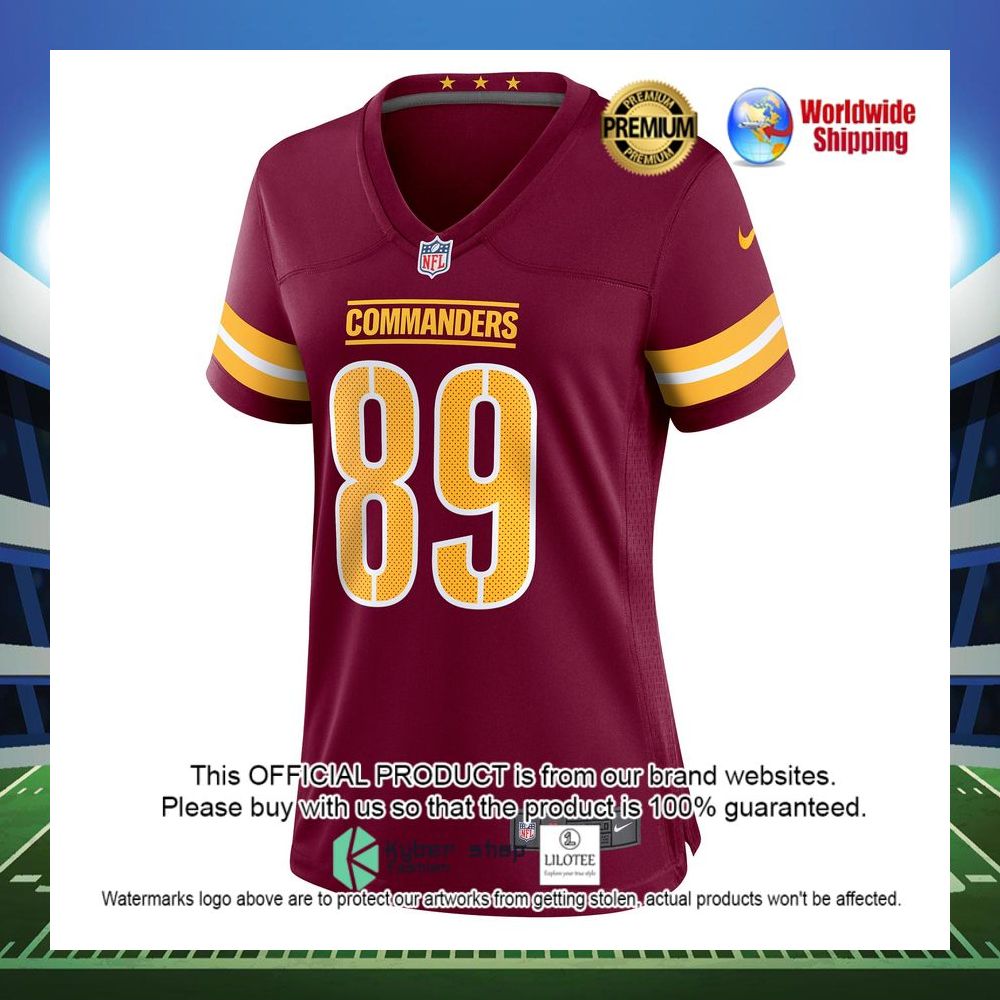 cam sims washington commanders nike womens game burgundy football jersey 2 804
