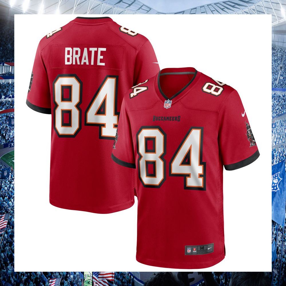 cameron brate tampa bay buccaneers nike red football jersey 1 678