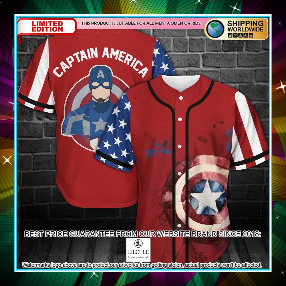 captain america baseball jersey 1 325